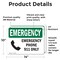Signmission Safety Culture Sign, 14 in Width, Vinyl Decal, Rectangle OS-2PACK-EM-D-1014-L-10310 - alternate 4